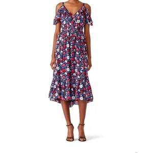 RTR #42 Kate Spade New York Navy Daisy Midi Dress